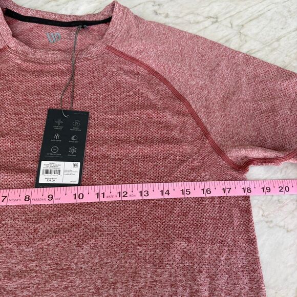 VRST Men's Circuit Seamless Short Sleeve Top in Desert Rust/Pure White Sz S NWT - Picture 9 of 10
